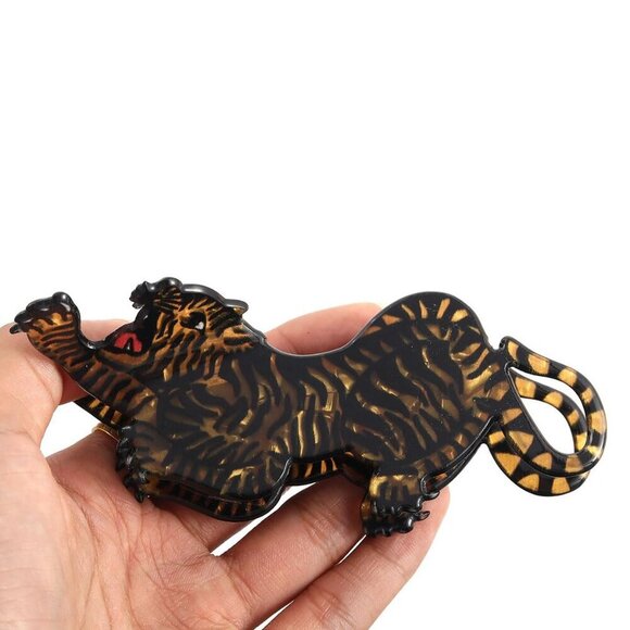 Animal Hair Claw Clip Kids Gift Cute Farm Animal Accessory Small
